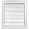 Ekena Millwork Vertical Surface Mount PVC Gable Vent: Functional, w/ 2"W x 2"P Brickmould Sill Frame, 18"W x 20"H GVPVE18X2003SF - alternate 1